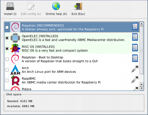 Raspberry Pi NOOBS V1.3 Installer