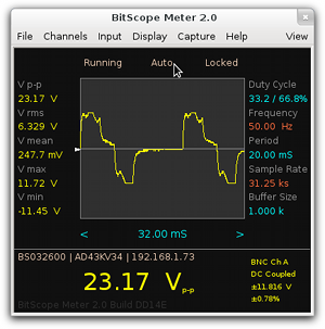 BitScope Meter | Minimized View