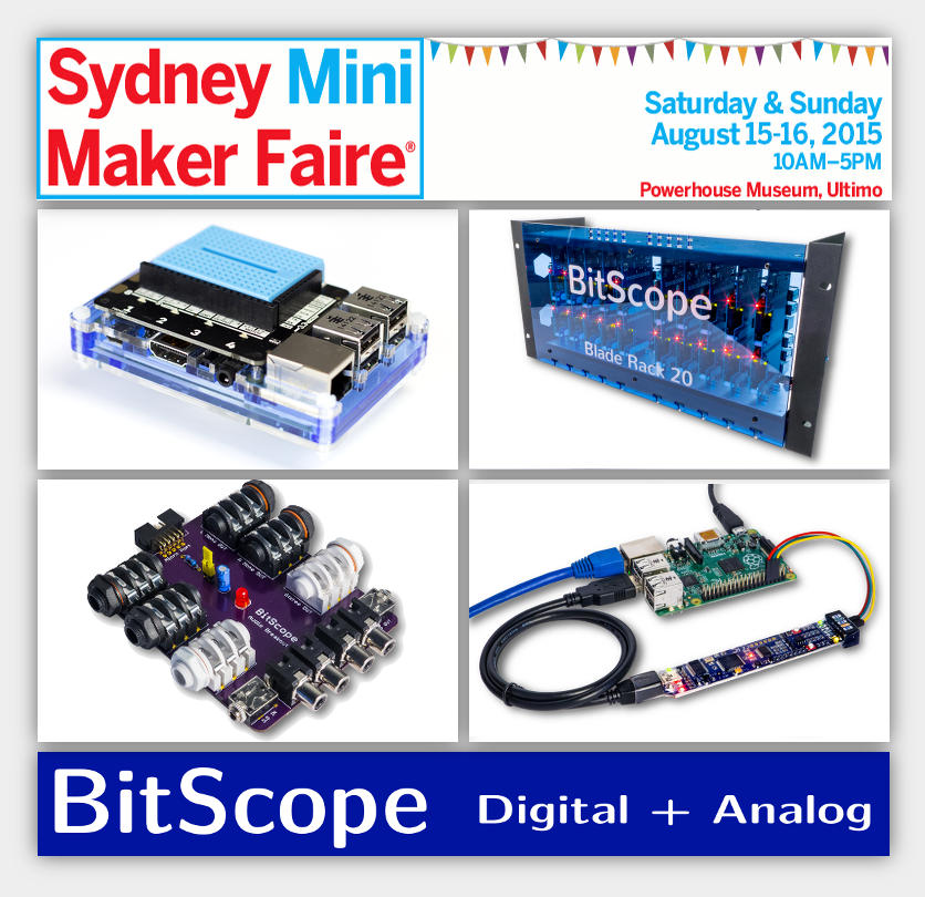 BitScope at Sydney Maker Faire